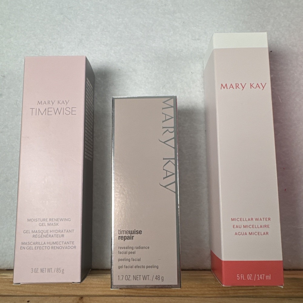 Mary Kay Bundle: TimeWise Repair Facial Peel & Renewal Mask & Micellar Water